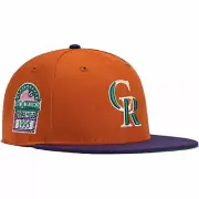 New Era Colorado Rockies Cactus Fruit 59FIFTY Fitted Hat 1995 Coors Field 7 1/2