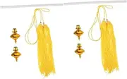 STOBOK 2 Sets Flag Decoration Tassel Set Party Banner Tassel for Banquet Hall Decorative Accessory