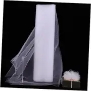 HAVII 54" x 20 Yards (60 ft) Tulle Rolls Bolt for Wedding Birthday Party White