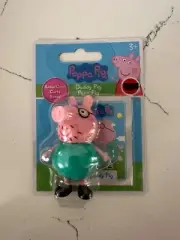 Hasbro Peppa Pig "Daddy Pig" Mini Figure Just Play Cute/Collectable w/Bonus Card