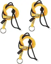 Homoyoyo 3pcs Rock Climbing Elastic Rope Pulley Climbing Fingerboard Skipping Rope Climbing Rope Jump Rope Camping Rope Cord Speed Rope Carabiner Rock Climbing Mug Polyester Yellow