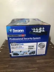 NEW SWANN Pro Security System DVR8-3425" 8 Channel 960H DVR & 6x PRO-540 Cameras