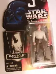 Star Wars The Power of the Force Han Solo in Carbonite Block Red Card