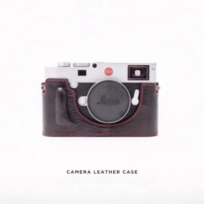 Cowhide Camera Protective Case LeatherCover HalfBag for Leica M10 M10-PM10-R M11