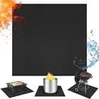 40 X 40In Heat Resistant round under Grill Mats for Outdoor Grill & Fire Pit Mat