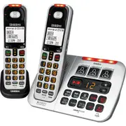 Uniden XDECT SSE45+1 TTS Cordless Phone Handset w/ Answering Machine Silver