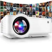 Projector,2024 Upgraded Mini Projector 1080P Support Home Theater Video Proje...