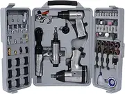 Convenient Tool Set For Unisex Powerful Impact Wrench And Versatile 4 In 1 Kit Tool Kit 4 In 1 Metal For Adult Pneumatic