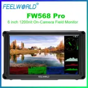 FEELWORLD FW568 Pro 6 inch 1200nit Field Monitor IPS FHD Screen for Cameras DSLR