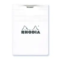 在飛比找誠品線上優惠-法國RHODIA 上掀式騎馬釘方眼筆記本/ A7/ Whit