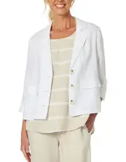 [Gordon Smith] Danielle Linen Jacket in White