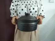 IH Multi Rice Cooker Baked in Banshu-firing Clay Pot, Double-Lid, 2 From Japan