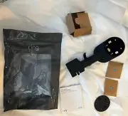 Ring Wall Mount for Solar Panels and Cams - Black