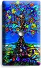BLUE MEXICAN TREE OF LIFE FOLK ART LIGHT DIMMER CABLE WALL PLATES ROOM ART DECOR