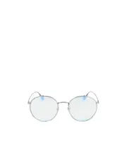 Moncler Eyewear Round Frame Sunglasses 55 White