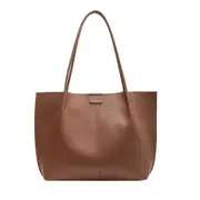 Hrhmv Tote Women Weekender Bag Shopper Handbag Travel Purse brown