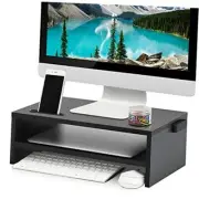 Monitor Stand Riser, 16.5 Inch 2 Tier Computer Monitor Stand, Printer Shelf