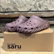 Crocs Salehe Bembury x Saru Clog Platform in Mochi Dusty Purple Unisex
