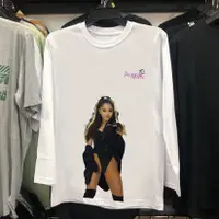 在飛比找蝦皮購物優惠-Ariana Grande T 恤長袖 100 棉