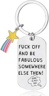 [yaozeio] Coworker Farewell Leaving Gifts for Coworkers Funny Keychain Gifts for Co Worker Going Away Gifts for Coworkers Best Friend Women Christmas Bday Gifts for Colleague New Job Goodbye Gifts for Coworkers