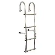 Boarding Folding Ladder with Handrail 4 steps