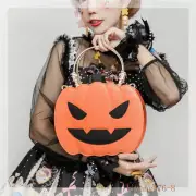 Lolita Halloween Pumpkin Crossbody Bag Cute Girls Handbag Devil Shoulder Bags