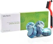 [5 PACK] Oudbo Molartte In Cistern Toilet Cleaner, Household Automatic Toilet Bowl Cleaner Tablets with Cleaning Brush, Green Water, 5x50g, 250G