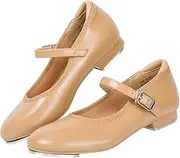 [Dynadans] Unisex-Child Slide Buckle Strap Tap Shoe Mary Jane Flat