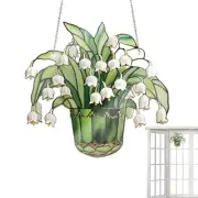 Lily of Valley Window Decor Crystal Suncatcher Kit Stained Glass Suncatcher