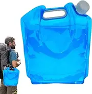 Cooler Ice Packs Ice Bath Water Bags Freezer Packs With Spigot Large Capacity Water Storage Bag Dry Freezer Packs Folding Water Storage Bag Camping Ice Packs Hiking Ice Packs 5L Ice Bath Bag