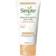 Simple Protect 'N' Glow Detox & Brighten Clay Mask