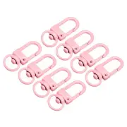 Swivel Clasps Snap Hook, 33x13mm Lobster Claw Clasp for DIY Pink, 8Pcs