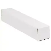 BOX USA BM5530 Square Mailing Tubes, 5" x 30", Oyster White (Pack of 25)