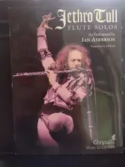 Jethro Tull Flute Solos As Performed by Ian Anderson Artist Books Brand New