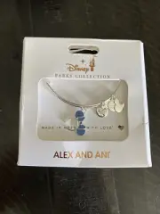 Disney Parks Alex & Ani Bracelet Minnie Mouse Ear Hat Headband Light Blue Ears