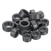 20pcs Ferrite Toroid Core Set 17.5mm 18mm 20mm 22.5mm 25mm OD, Black