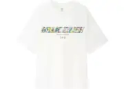 UNIQLO WOMEN BILLIE EILISH TAKASHI MURAKAMI WHITE T-SHIRT TEE MEDIUM M