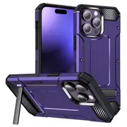MCC Shockproof iPhone 12 Pro Heavy Duty Case Cover Stand Tough Apple 12Pro [Purple]
