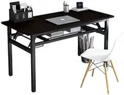 120cm Foldable Laptop Computer Desk Workstation Study Table Storage Student Home Office