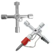 4 In 1 Universal Key Fire Brigade Construction Keys Multi-Functional Universal