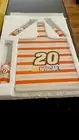 NASCAR 20 Hand Painted CHEESE BOARD Boxed Unused-2006-Will Sell