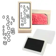 Saxophone Fingering Diagram Rubber Stamp & Black Ink Pad.Tenor, Alto, Baritone