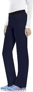 [Cherokee] Women's Infinity Tall Low-Rise Slim Pull-on Pant, Navy, Small Tall