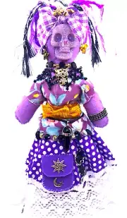 VooDoo, HooDoo, Day of the Dead, Poppet Doll "ESCORPIONA" made MADAME MORGANA