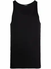 [Tom Ford] Tom Ford-Canottiera A Costine In Misto Cotone-Uomo XL