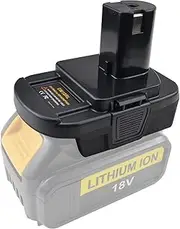 DM18RL Battery Adapter for Roybi 18V Tools, with USB for Milwaukee M18 Battery Convert to for Ryobi 18V Lithium-ion Battery RB18L50 RB18L40 RC18115 5132000047 RB18L20 etc