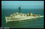 USS Mount Vernon LSD-39 postcard US dock landing ship