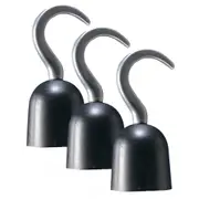 3PK Pirate Hook Hand Weapon Costume Accessory Captain Halloween Dress Up Party