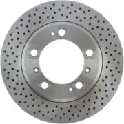 C-TEK Standard Cross-Drilled Disc Brake Rotors fits 2000-2008 Porsche Boxster Ca (for: Porsche)