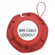 Condor Cable Lockout,Red,Cable 8 ft. L 437R27 Condor 437R27 Red